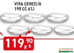 LAV VİRA ÇEREZLİK 195 CC 6'LI fiyat ve kampanya bilgisi